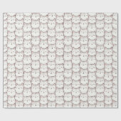 Speelse Lachende Kat Inpakpapier – Schattig (Vlak)