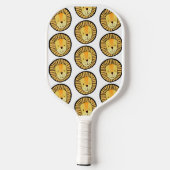 Speelse Leeuwen Kinderen Scandi stijl Pickleball Paddle (Achterkant)