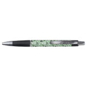 Speelse Lichtgroene Klaverhartjes Patroon Keltisch Pen (Achterkant)