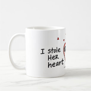 Speelse Liefde: Stolen Hearts Design Koffiemok