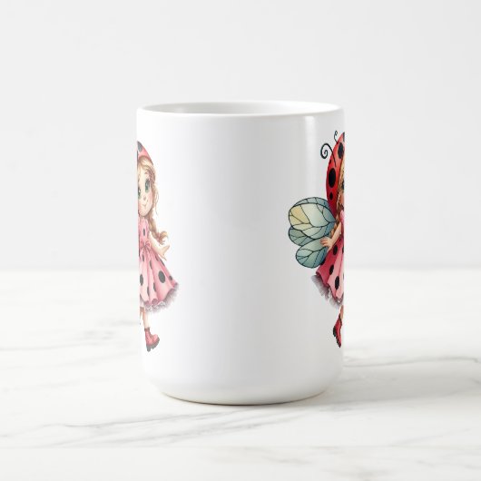 Speelse lieveheersbeestje koffie Mok (Center)