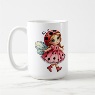 Speelse lieveheersbeestje koffie Mok