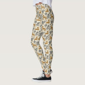 Speelse Luipaard Jungle Patroon Leggings (Links)