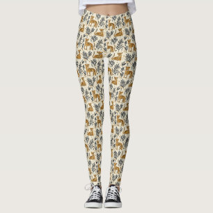 Speelse Luipaard Jungle Patroon Leggings