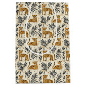 Speelse Luipaard Jungle Patroon Medium Cadeauzakje (Voorkant)