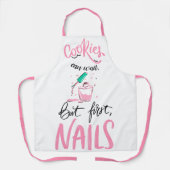 Speelse Manicure Stylist Schort (Voorkant)