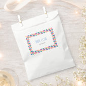 Speelse meerkleurige blokken bedankzakje (Geknipt)