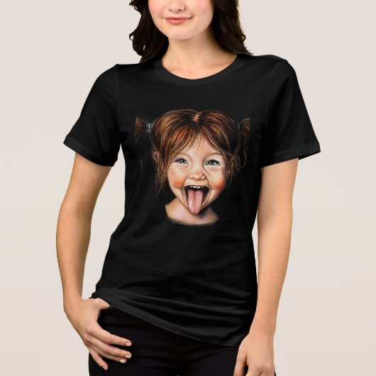 Speelse Meisjes T-Shirt (Voorkant)