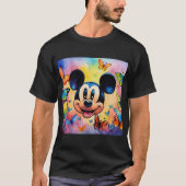Speelse Mickey: Grafisch T-shirt (Voorkant)