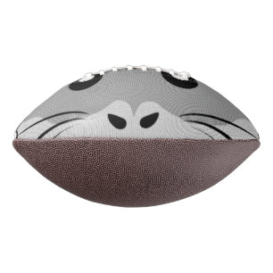 Speelse minimalistische hamster american football