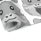 Speelse minimalistische hamster cadeaupapier (Rol Hoek)
