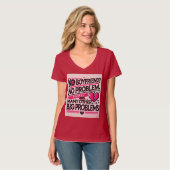 Speelse minimalistische offerte ontwerp - geen vri t-shirt (Voorkant volledig)