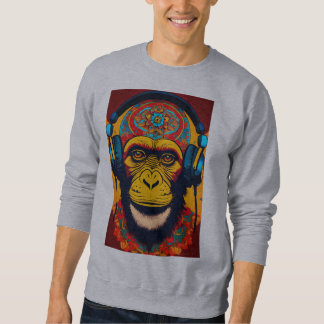 Speelse Monkey Print T-shirts Leuk, Stijlvol, Comf