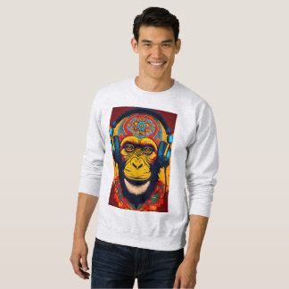 Speelse Monkey Print T-shirts Leuk, Stijlvol, Comf