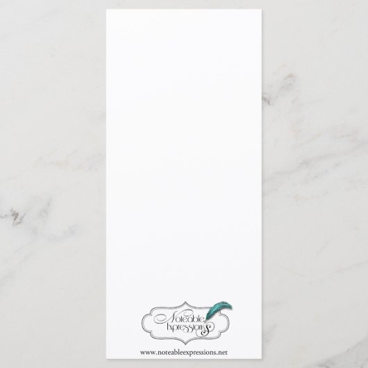 Speelse Monogram in Sage Groen Bruin Bruiloft Menu (Achterkant)