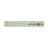 Speelse Monogram Sage Groen en Bruin (Individueel)