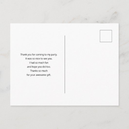 Speelse mooie roze bloemenboeket bedankje briefkaart (Achterkant)