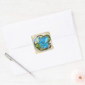 Speelse Olifant Sticker (Envelop)