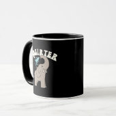 Speelse Olifant Water Spuitende Mok (Voorkant links)