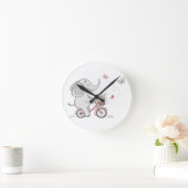 Speelse Olifantrijdende Fiets – Dierenontwerp voor Ronde Klok (Huis)