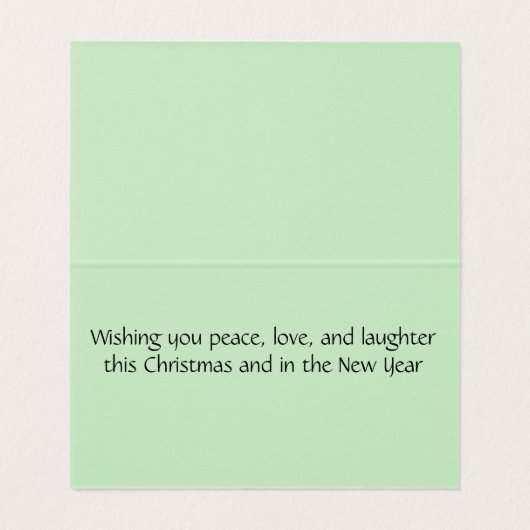 Speelse otter vrienden Kerst Kaart (Binnenkant ongevouwen)