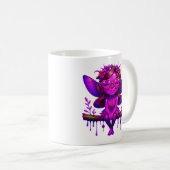 speelse Paarse fee Koffiemok (Voorkant rechts)