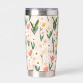 Speelse Paaspatroon 20oz Thermische Tumbler Geïsoleerde Drinkbeker (Achterkant)