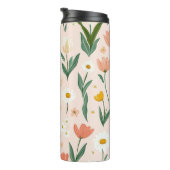 Speelse Paaspatroon Tumbler Thermosbeker (Geroteerd rechts)