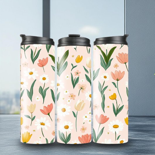Speelse Paaspatroon Tumbler Thermosbeker