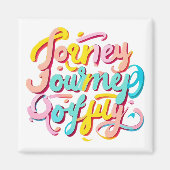 "Speelse pad illustratie" Magneet (Voorkant)