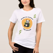 Speelse Panda Vibes T Shirt Design (Voorkant)