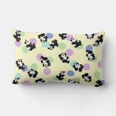 Speelse Panda's Naam Kussen (Achterkant)