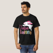 Speelse Papa Bunny Easter Design T-shirt (Voorkant volledig)