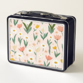 Speelse Pasen Patroon Lunchbox (Achterkant)