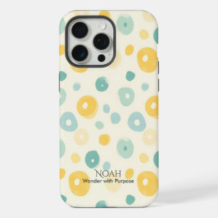Speelse Pastel Abstract - Minimalistische Stip iPhone 15 Pro Max Case