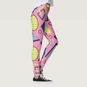 Speelse Pastel Memphis Vormen Leggings (Rechts)