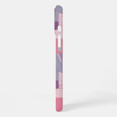 Speelse Patchwork Harmonie iPhone Hoesje (Linkerkant)