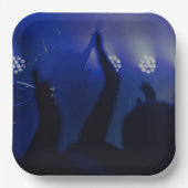 Speelse Patronen op 9" Vierkante Papier Borden Papieren Bordje (Voorkant)