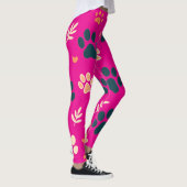 Speelse Paw Print Leggings | Schattigee honden- en (Rechts)