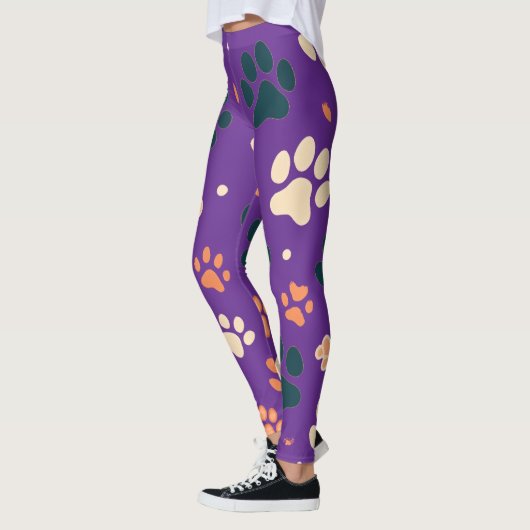Speelse Paw Print Leggings | Schattigee honden- en (Links)