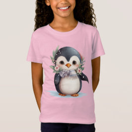 Speelse Penguin Christmas Kinder 'Shirt - Schattig T-shirt