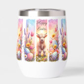 Speelse penseelstreek Paas Koe Wijntuimelaar (Achterkant)