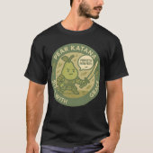 Speelse Perzik Samoerai Discipline  T-shirt (Voorkant)