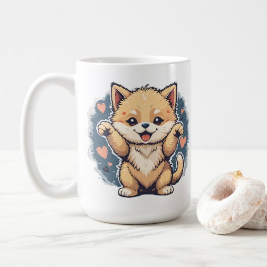 Speelse Pet Parade Koffiemok (Met donut)