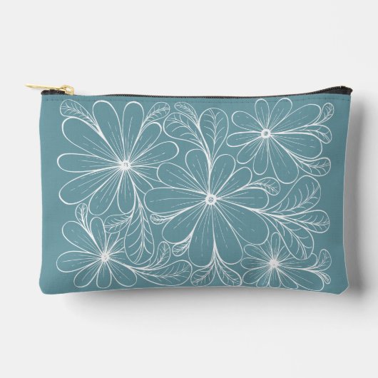 Speelse Petals Rits Pouch Etui (Voorkant)