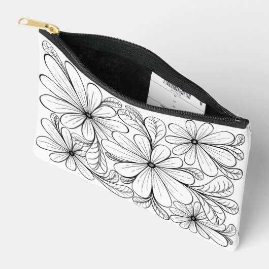 Speelse Petals Rits Pouch Etui (Open)