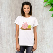 Speelse Pig in Mud Funny Boerderij Animal T-shirt