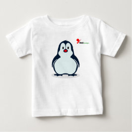 Speelse Pinguïn Baby T-Shirt