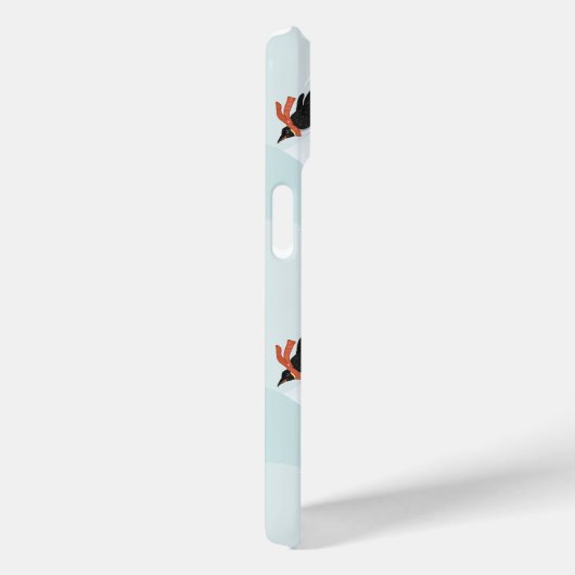 Speelse Pinguïns Glijden op Sneeuwpatroon Case-Mate iPhone Case (Achterkant / Rechts)