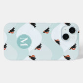Speelse Pinguïns Glijden op Sneeuwpatroon Case-Mate iPhone Case (Achterkant (horizontaal))
